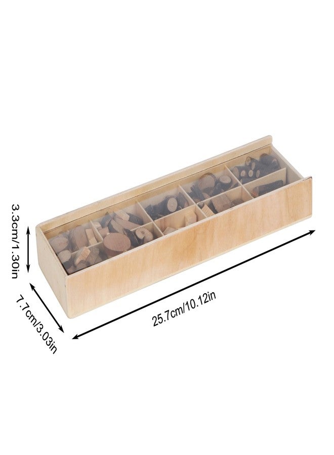 Candywood Wooden Unfinished Craft Kits Toy,Unfinished Natural Wood Slices Loose Part Play,DIY Wood Slices Kit for Toddler 3+ (UN_S) - Image 2